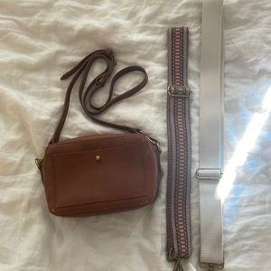 Madewell Transport Camera Bag with three straps included